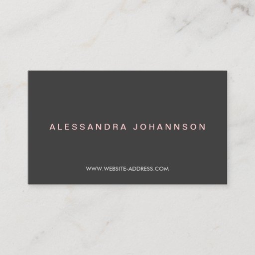 Customizable HIGH-FASHION LUXE No. 2 Business Card