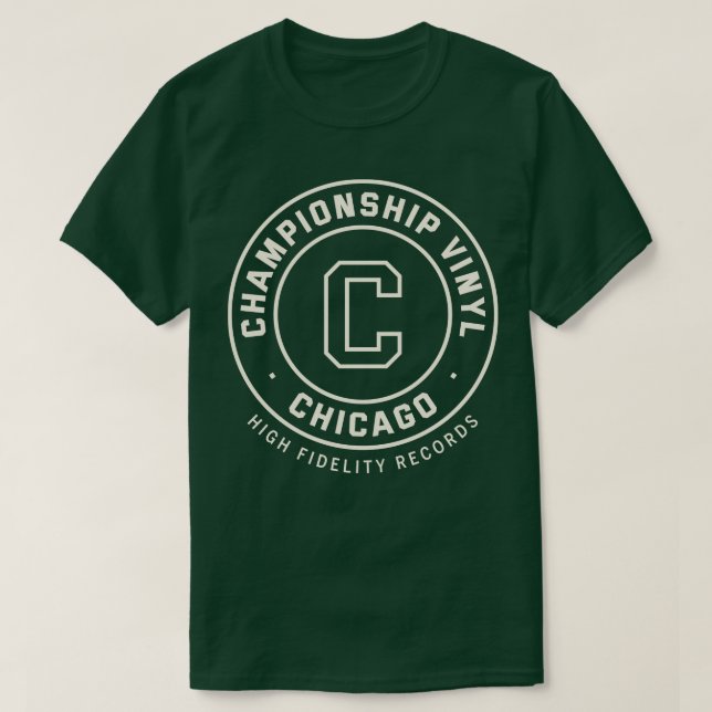 High Fidelity Championship Records T-Shirt (Design Front)