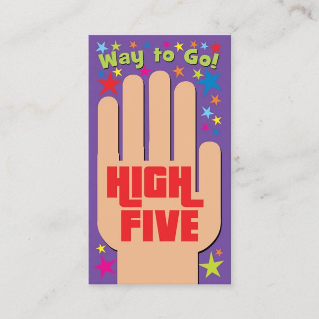 High Five Business Cards (Front)