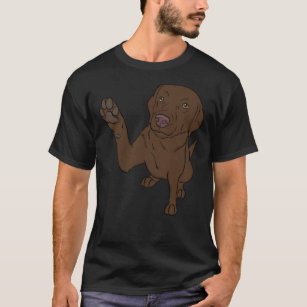 High Five Chocolate Labrador  Classic T-Shirt.png T-Shirt