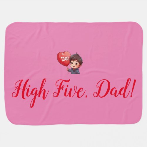 High Five Dad Baby Blanket