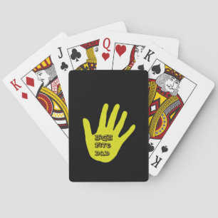 High Five Dad Hand Poker Cards