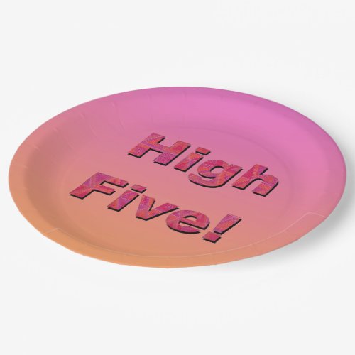 High Five Paper Plates