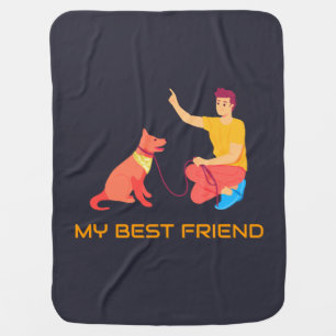 "High-Five with Bestie"  Baby Blanket