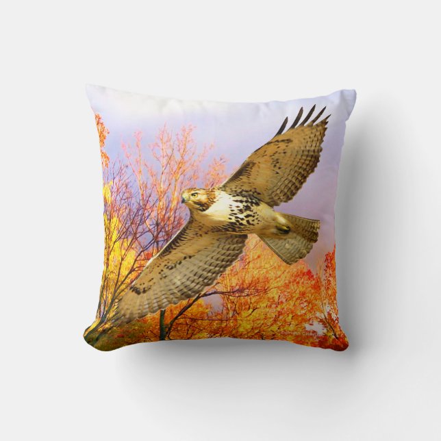 "High Flyer" Throw Pillow (Front)