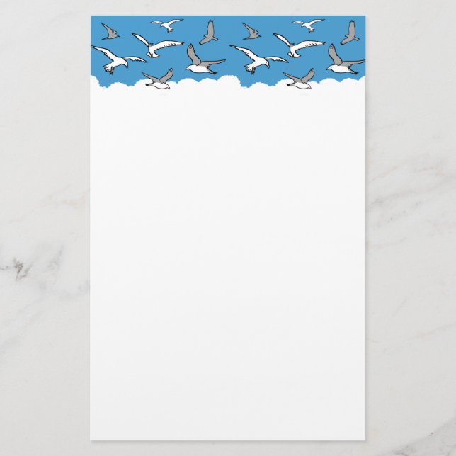 High Flying Birds Design Stationery (Front)
