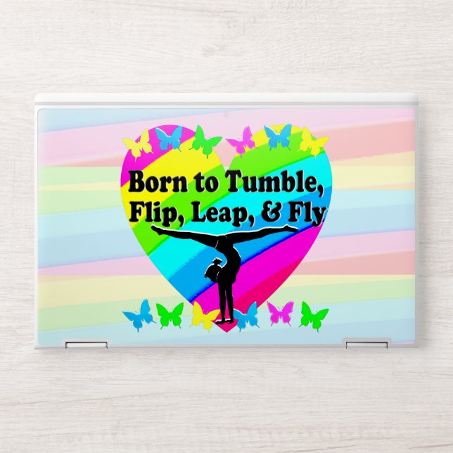 HIGH FLYING GYMNASTICS QUEEN HP LAPTOP SKIN (Front)