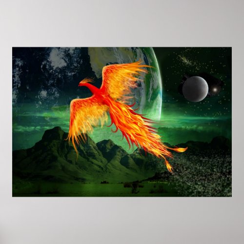 High Flying Phoenix Poster