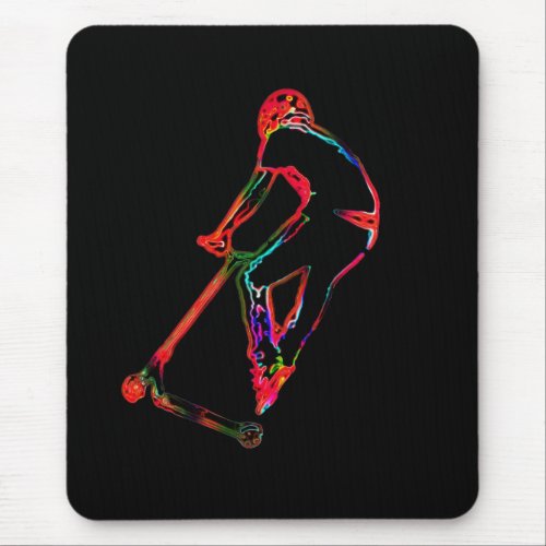 High_flying Scootering _ Scooter Boy Mouse Pad