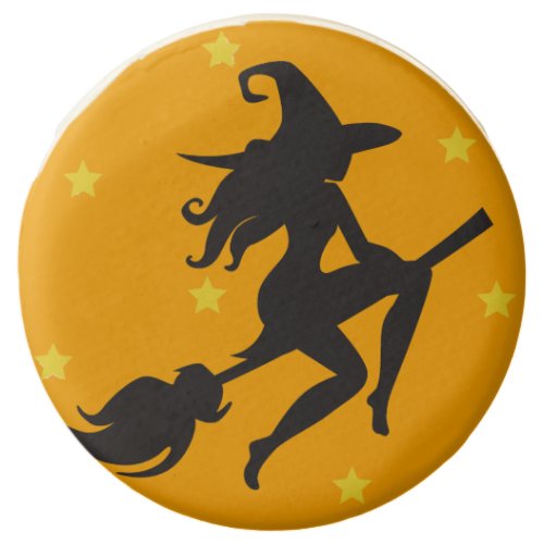 High Flying Witch Silhouette Chocolate Covered Oreo