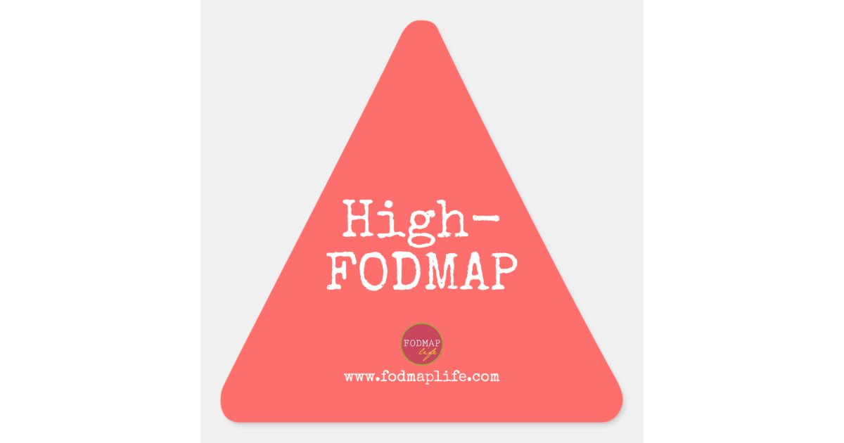High Fodmap Sticker Zazzle Com