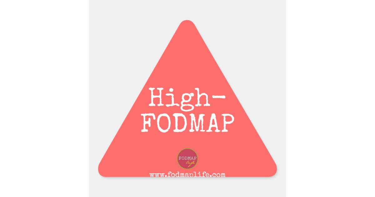 High Fodmap Sticker Zazzle Com