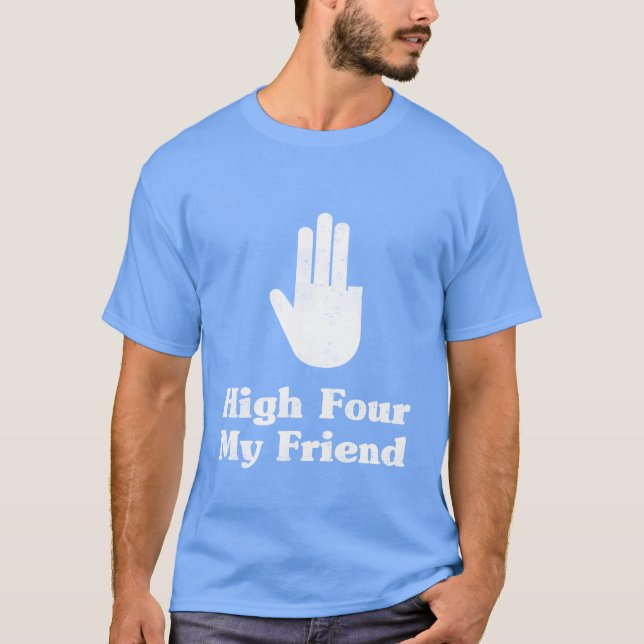 High Four My Friend Amputee Hands Limb Amputation  T-Shirt (Front)