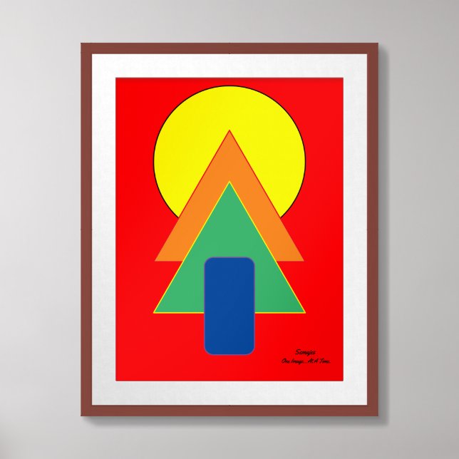 High Frequency - Chakra Stimulating Art Framed Art (Framed Front)