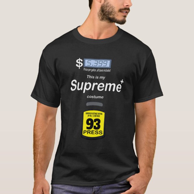 High Gas Price Costume  Red Gasoline Gas Pump T-Shirt (Front)