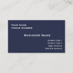 High Gloss Business Card (Midnight Blue)
