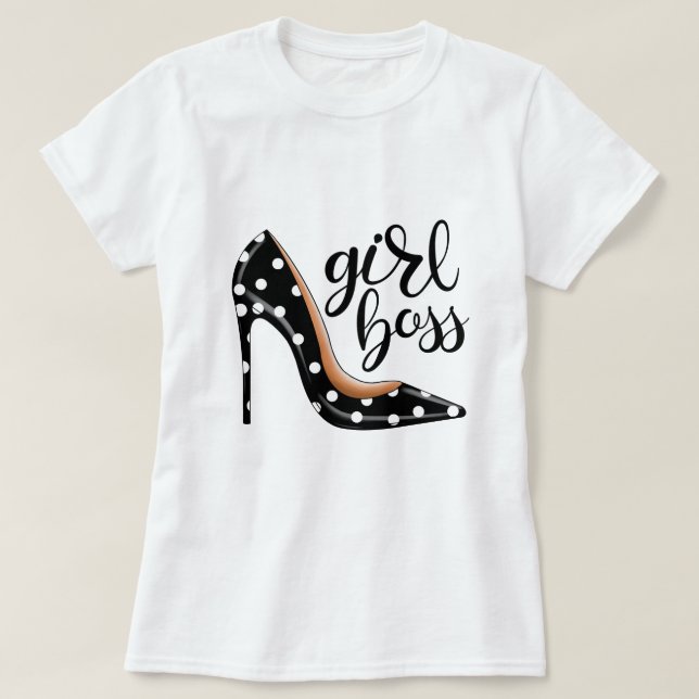 High Heel Girl Boss T-Shirt (Design Front)