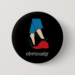 High Heel Obviously Harris Wheimer 2024 Usa Flag H Button