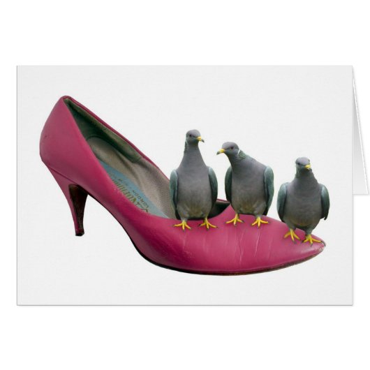 High Heel Pigeons Cards (Front Horizontal)