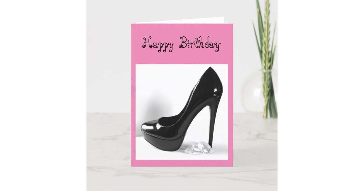 Elegant Black and Silver High Heel Shoe Magnets, Zazzle