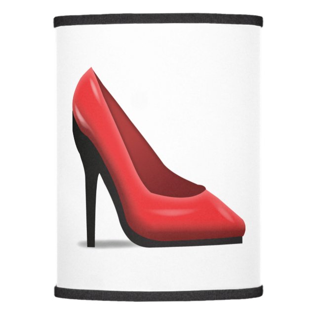 HIgh Heel Shoe - Emoji Lamp Shade (Front)