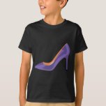 High Heel Shoe in Ultra Violet T-Shirt