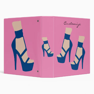 High Heel Shoe Thunder_Cove 3 Ring Binder