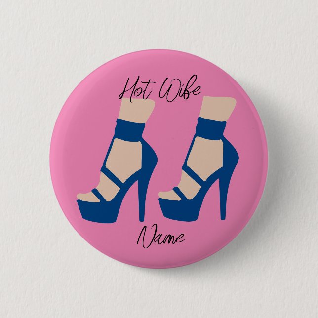 High Heel Shoe Thunder_Cove Button (Front)