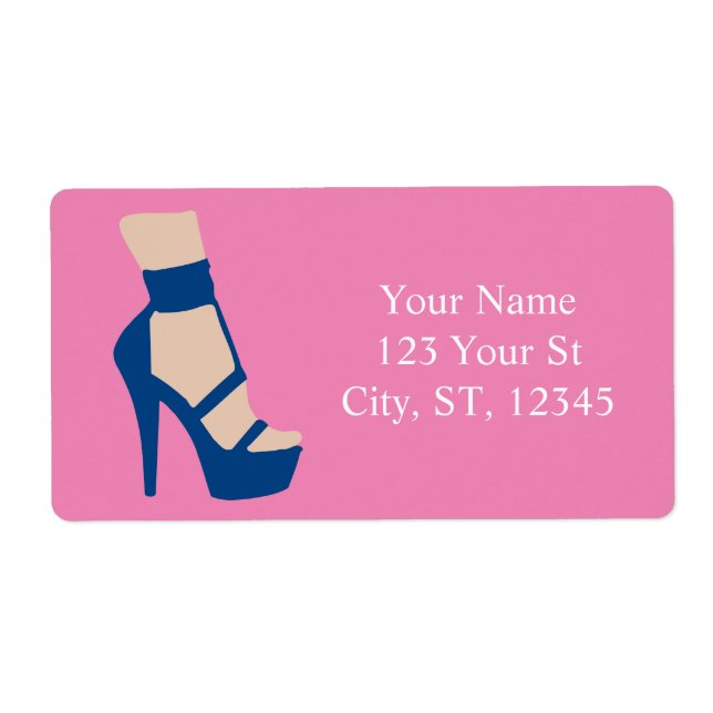 High Heel Shoe Thunder_Cove Label (Front)