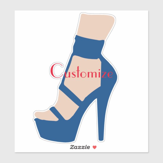 High Heel Shoe Thunder_Cove  Sticker (Sheet)