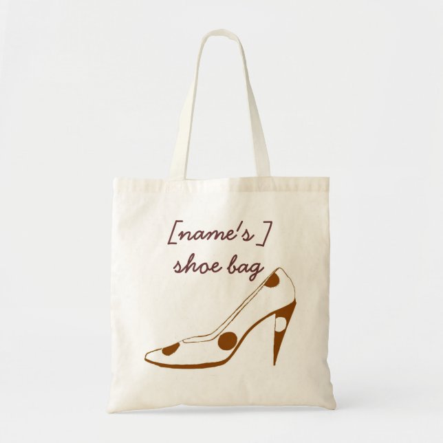 High Heel Shoe Traveling Tote Bag (Front)