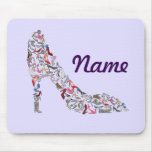 High Heel Shoes Collage Stiletto Art Mouse Pad at Zazzle