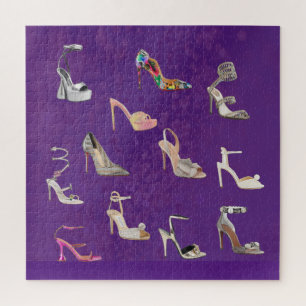 High Heel Shoes Collage Stiletto Jigsaw Puzzle