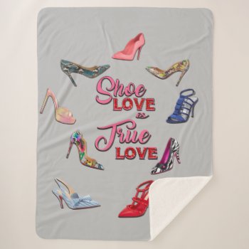 High Heel Shoes Collage Stiletto Pumps Blanket by Lorriscustomart at Zazzle