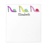 High Heel Stiletto Shoes Shoes Shoes Notepad at Zazzle