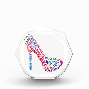 High Heeled Shoe Acrylic Award