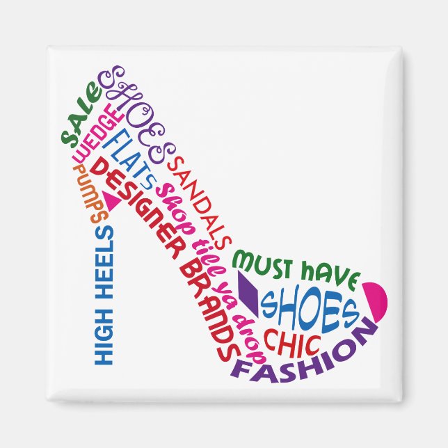 High Heeled Shoe Magnet (Front)