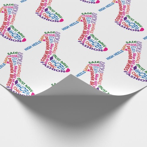 High Heeled Shoe Wrapping Paper