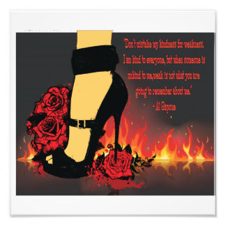 High Heels & Al Capone Photo Print