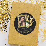 High Heels and Champagne Birthday Thank You Classic Round Sticker<br><div class="desc">This High Heels and Champagne Birthday Thank You sticker will be perfect to apply to your party favors! This design is great for any woman celebrating a special day. Celebrate in glamour for a 21st birthday,  30th birthday,  40th birthday,  50th birthday and more!</div>