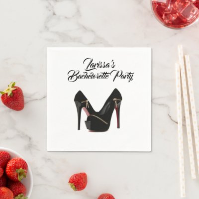 High Heels Bachelorette Party Napkins