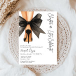 High Heels Black Bow Forty 40th Birthday Party Invitation<br><div class="desc">Step into forty with fabulous style! This elegant High Heels Black Bow 40th Birthday Party Invitation features chic high heels,  a classy black satin bow,  and glamorous details that set the tone for a sophisticated celebration. Perfect for the woman who loves fashion,  sparkle,  and a touch of luxury.</div>