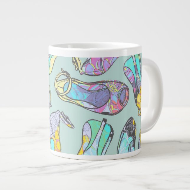 High Heels Giant Coffee Mug (Front Right)