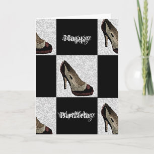 High Heels Happy Birthday Card