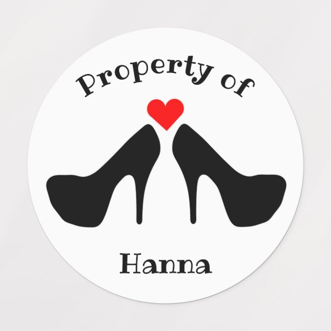 High Heels Kids' Labels (Design 1)