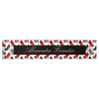 High Heels Name Plate by PawsitiveDesigns at Zazzle