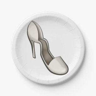 High Heels Paper Plates