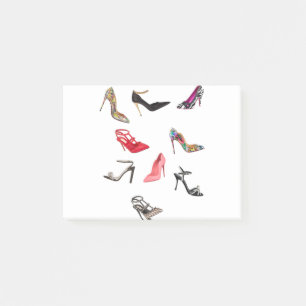 High Heels Shoes Stilettos Collage Ladies Post-it Notes