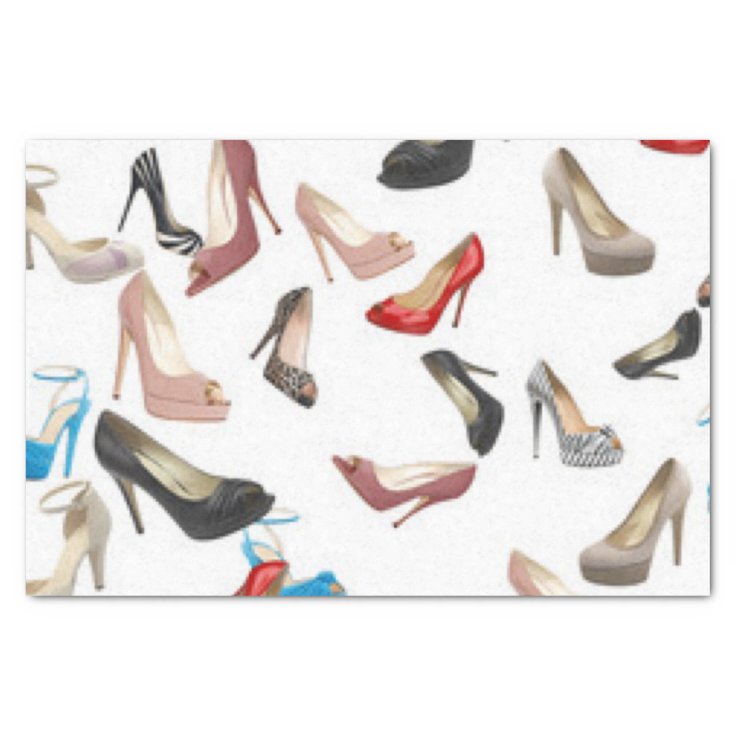 High Heels Shoes Tissue Paper Zazzle