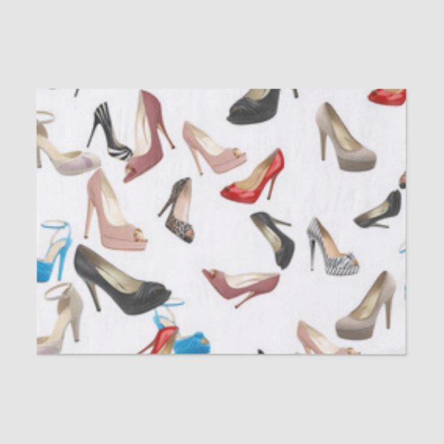 High Heels Shoes Tissue Paper (Front)